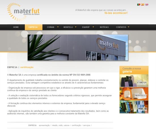 Websites: Materfut